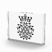 Johann Sebastian Bach Seal Crest Monogram Insignia Fotoblokken (Rechts)