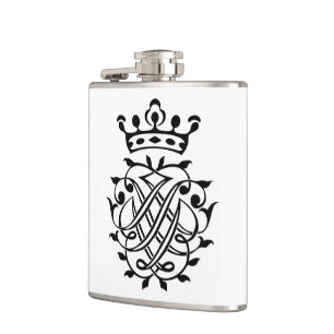 Johann Sebastian Bach Seal Crest Monogram Insignia Heupfles