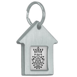 Johann Sebastian Bach Seal Crest Monogram Insignia Huisdieren Naamplaatje