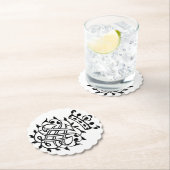 Johann Sebastian Bach Seal Crest Monogram Insignia Kartonnen Onderzetters (Insitu)