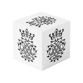 Johann Sebastian Bach Seal Crest Monogram Insignia Kubus (Achter hoekig)