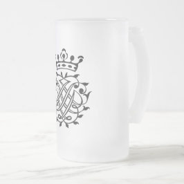 Johann Sebastian Bach Seal Crest Monogram Insignia Matglas Bierpul