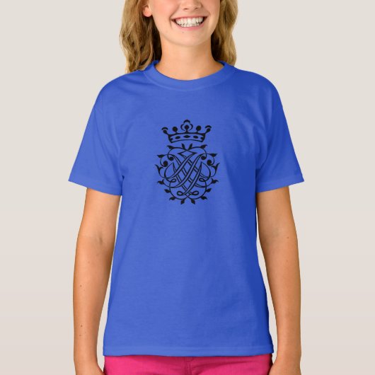 Johann Sebastian Bach Seal Crest Monogram Insignia T-shirt (Voorkant)