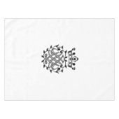 Johann Sebastian Bach Seal Crest Monogram Insignia Tafelkleed (Voorkant (Horizontaal))