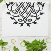 Johann Sebastian Bach Seal Crest Monogram Insignia Theedoek (Gevouwen)