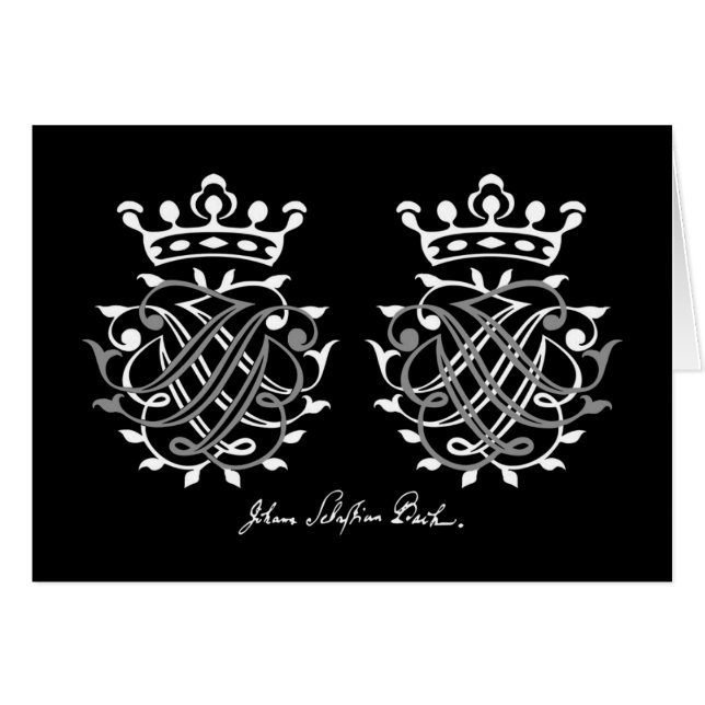 Johann Sebastian Bach Siegel (Voorkant Horizontaal)