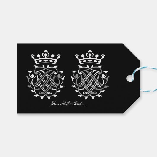 Johann Sebastian Bach Siegel Cadeaulabel (Voorkant (Horizontaal))