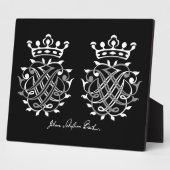 Johann Sebastian Bach Siegel Fotoplaat (Zijkant)