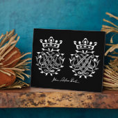 Johann Sebastian Bach Siegel Fotoplaat (Zijkant)