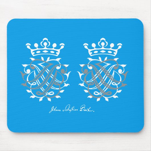 Johann Sebastian Bach Siegel JSB + BSJ Muismat (Voorkant)