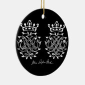 Johann Sebastian Bach Siegel Keramisch Ornament (Rechts)