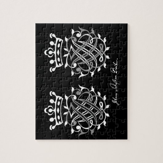 Johann Sebastian Bach Siegel Legpuzzel (Verticaal)