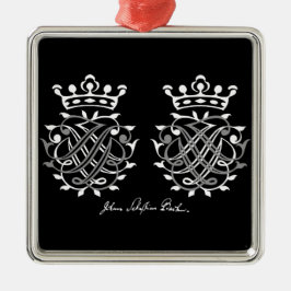 Johann Sebastian Bach Siegel Metalen Ornament