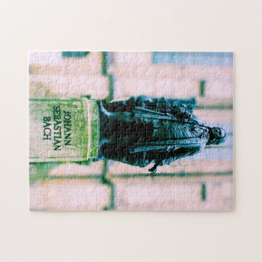 Johann Sebastian Bach Statue Puzzle Legpuzzel (Horizontaal)