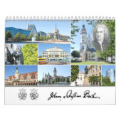 Johann Sebastian Bach Steden & Plaatsen Kalender (Hoes)