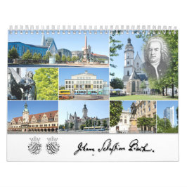 Johann Sebastian Bach Steden & Plaatsen Kalender