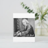 Johann Sebastian Bach Stuff Briefkaart (Staand voorkant)