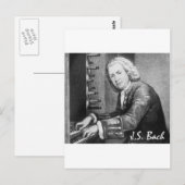 Johann Sebastian Bach Stuff Briefkaart (Voorkant / Achterkant)