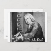 Johann Sebastian Bach Stuff Briefkaart (Voorkant / Achterkant)