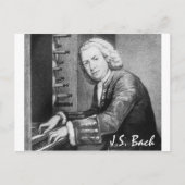 Johann Sebastian Bach Stuff Briefkaart (Voorkant)