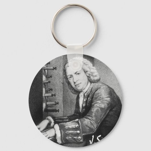 Johann Sebastian Bach Stuff Sleutelhanger (Voorkant)