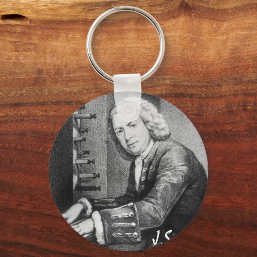 Johann Sebastian Bach Stuff Sleutelhanger (Voorkant)