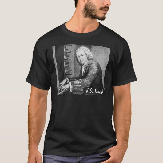 Johann Sebastian Bach Stuff T-shirt (Voorkant)