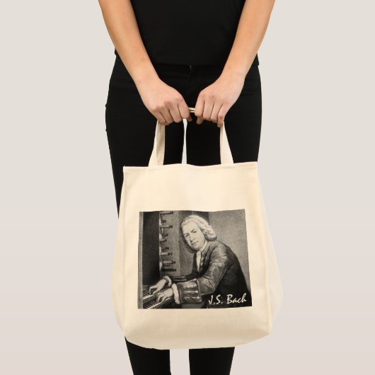 Johann Sebastian Bach Stuff Tote Bag (Voorkant (product))