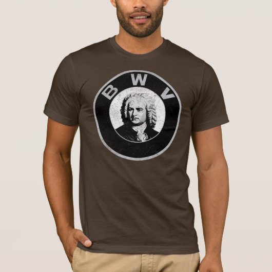 Johann Sebastian Bach T-shirt (Voorkant)