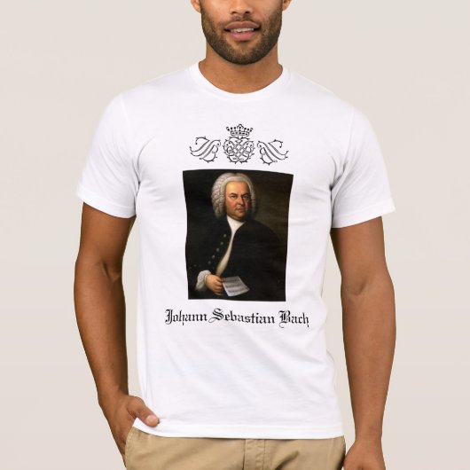 JOHANN SEBASTIAN BACH T-SHIRT (Voorkant)