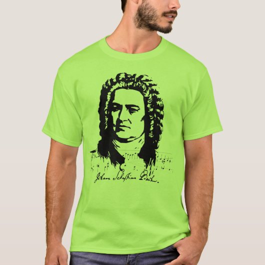 JOHANN SEBASTIAN BACH T-SHIRT (Voorkant)