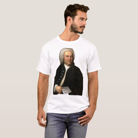 Johann Sebastian Bach T-shirt (Voorkant volledig)