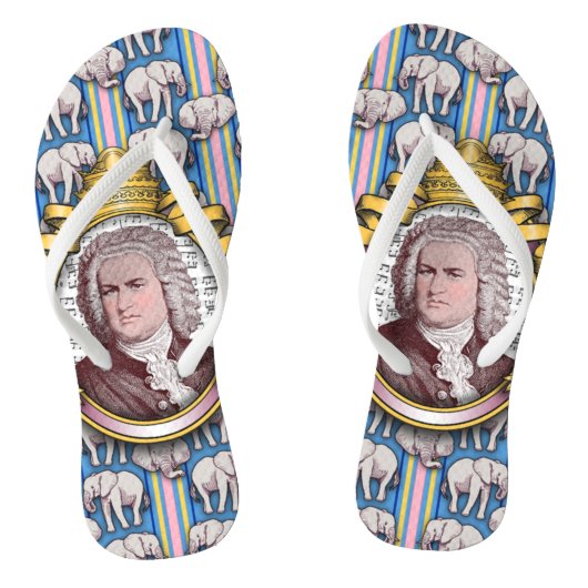 Johann Sebastian BACH Teenslippers (Voetbed)