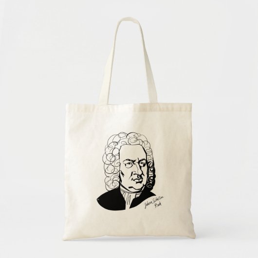 Johann Sebastian Bach Tote Bag (Voorkant)