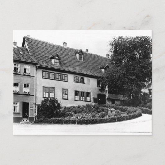 Johann Sebastian Bach's huis Briefkaart (Voorkant)