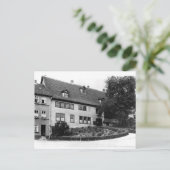 Johann Sebastian Bach's huis Briefkaart (Staand voorkant)