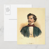 Johann Strauss de Ouder Briefkaart (Voorkant / Achterkant)