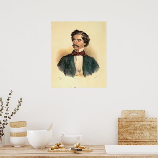 Johann Strauss de Ouder Poster (Keuken)