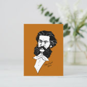 Johann Strauss Jr. Briefkaart (Staand voorkant)