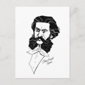 Johann Strauss Jr. Briefkaart (Voorkant)