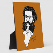 Johann Strauss Jr. Fotoplaat (Zijkant)