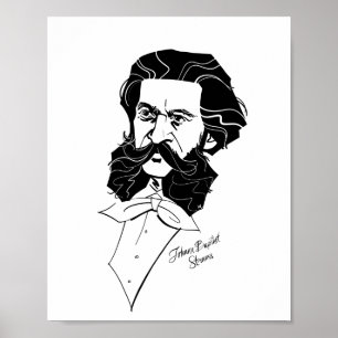 Johann Strauss Jr. Poster