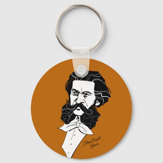 Johann Strauss Jr. Sleutelhanger (Voorkant)