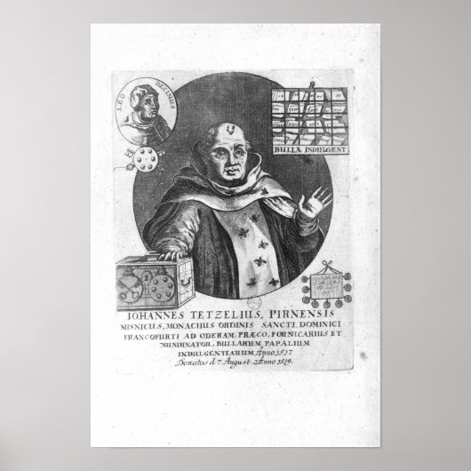 Johann Tetzel Poster (Voorkant)