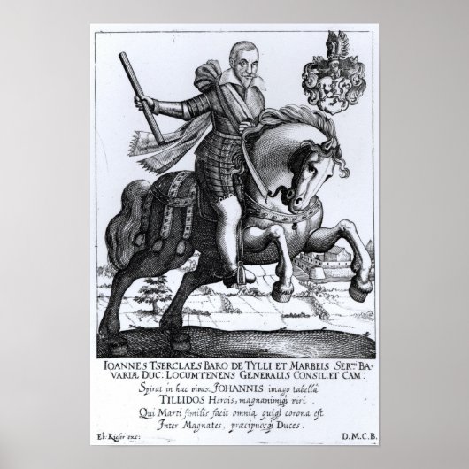Johann Tserclaes, Graf von Tilly Poster (Voorkant)