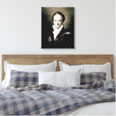 Johann Wolfgang Goethe Canvas Afdruk (Insitu (Slaapkamer))