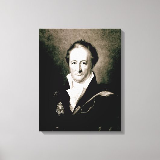 Johann Wolfgang Goethe Canvas Afdruk (Voorkant)