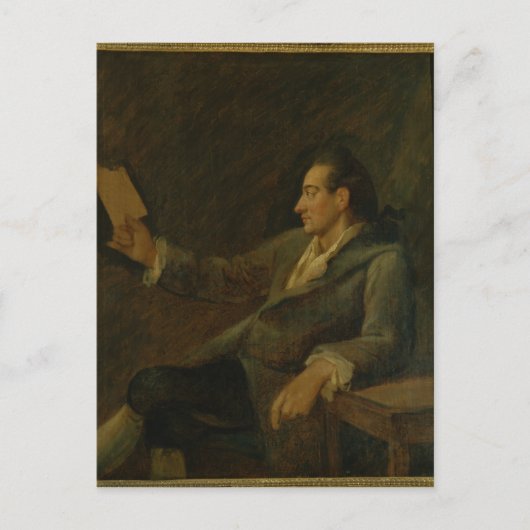 Johann Wolfgang von Goethe, 1775 Briefkaart (Voorkant)