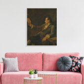 Johann Wolfgang von Goethe, 1775 Canvas Afdruk (Insitu (Woonkamer))