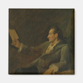 Johann Wolfgang von Goethe, 1775 Magneet (Voorkant)